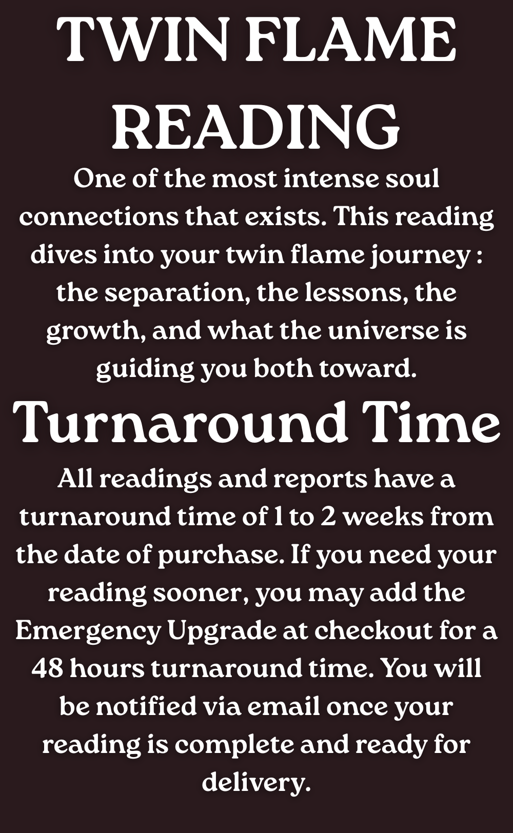 Twin Flame Reading