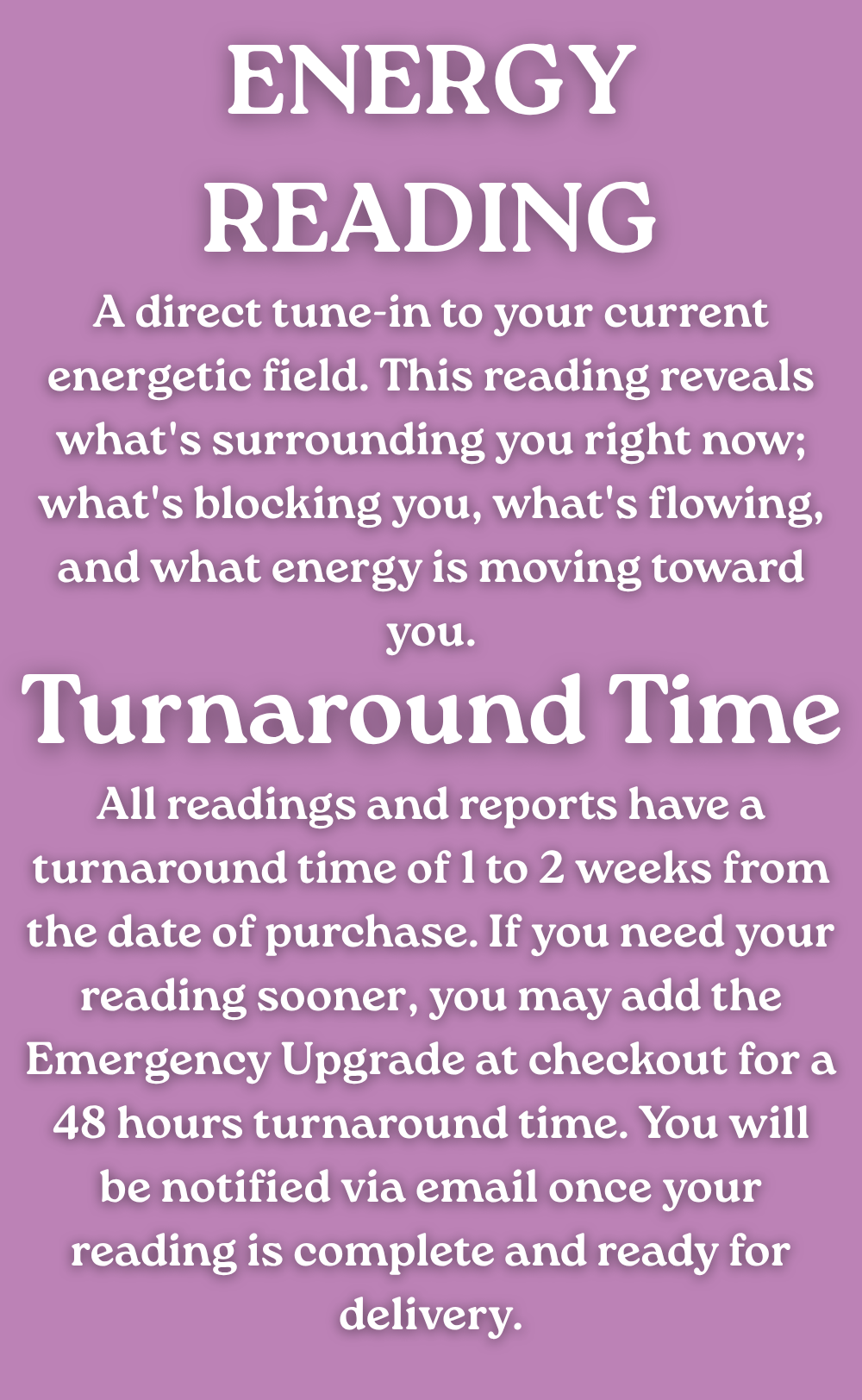 Energy Reading