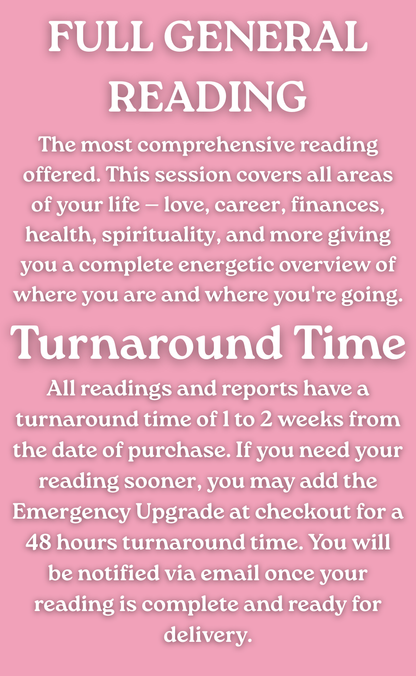 Full General Reading
