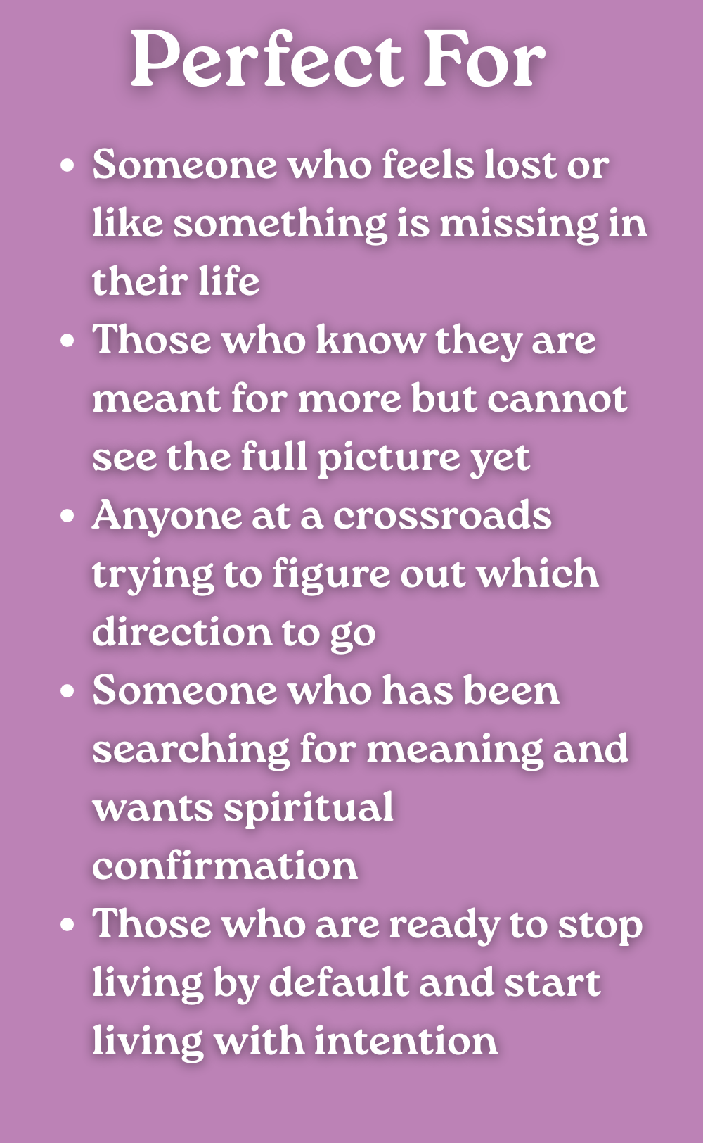 Life Purpose Reading