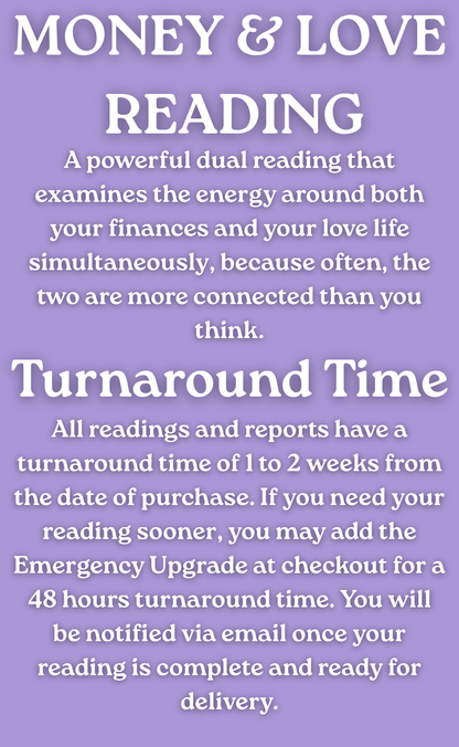 Money & Love Reading