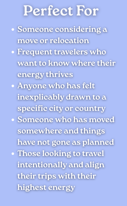 Astrocartography Map Report