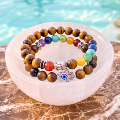 Tiger's Eye Chakra Bracelet
