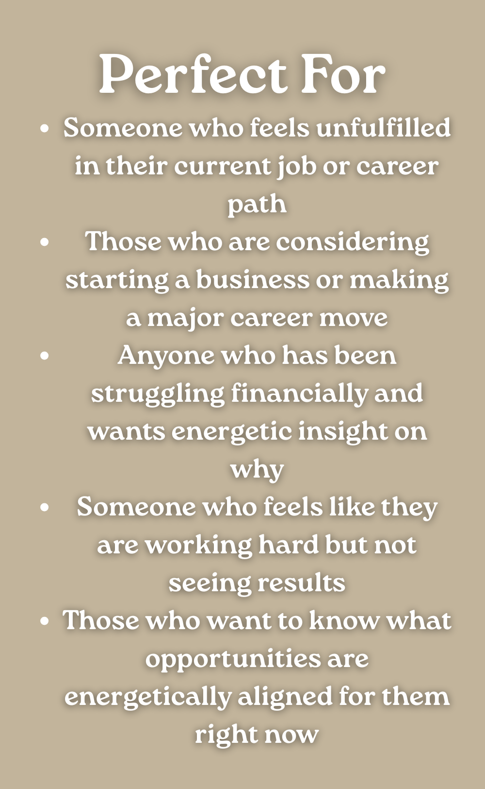 Career & Finances Reading