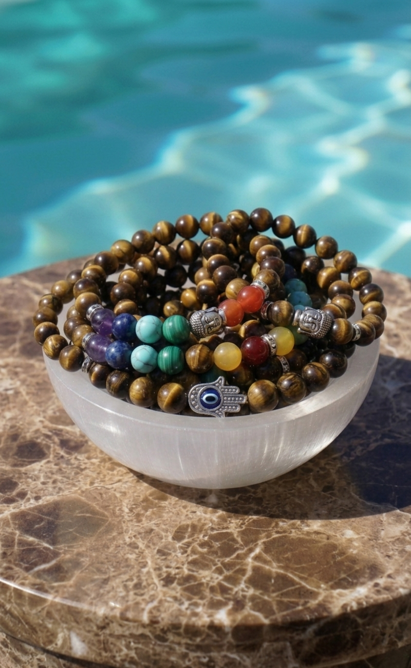 Tiger's Eye Chakra Bracelet